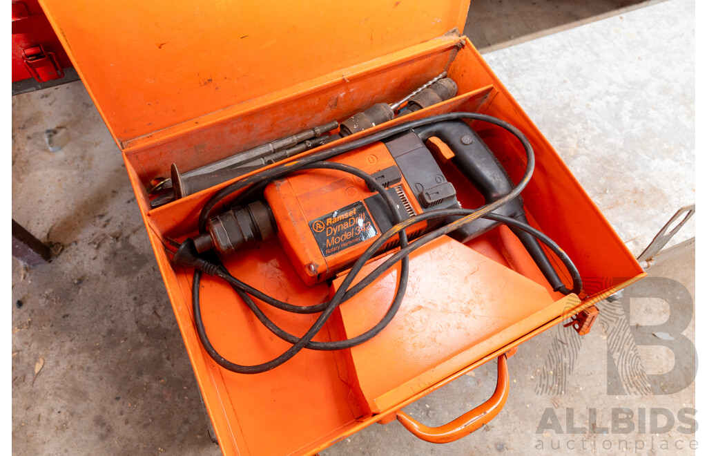 Ramset Dynadrill Model 342 Rotary Hammer in Case