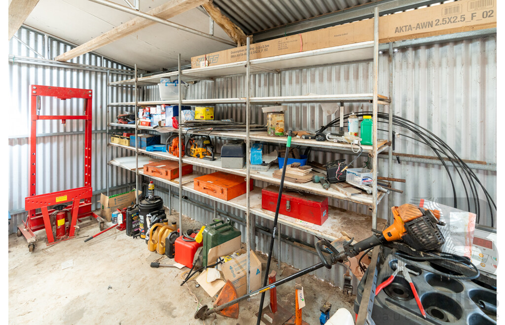 Metal Five Tier Work Shop Shelving