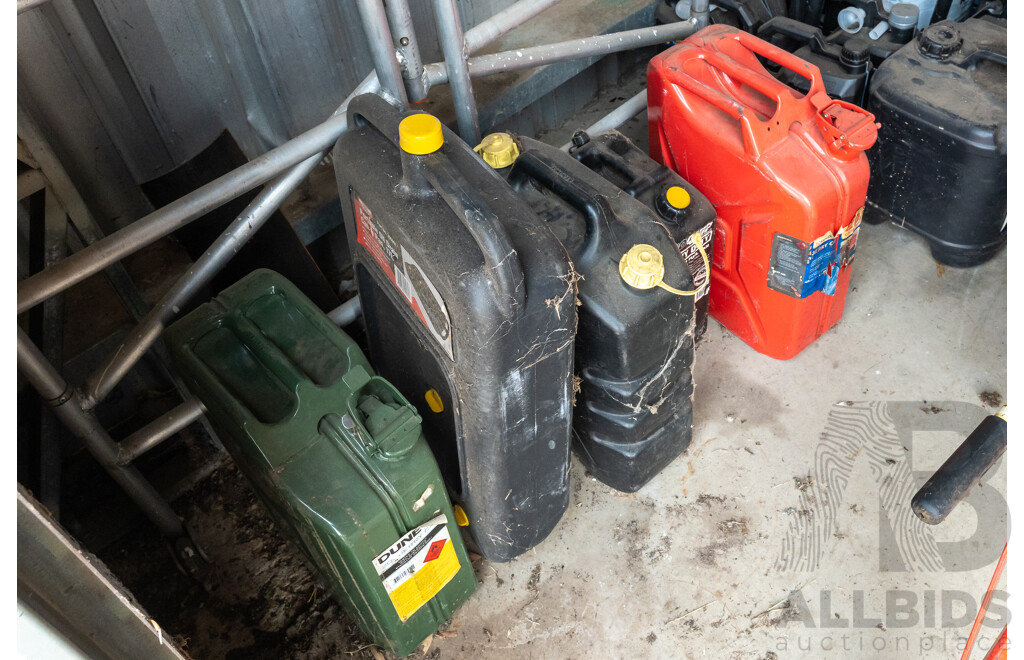 Collection of Four Jerry Cans