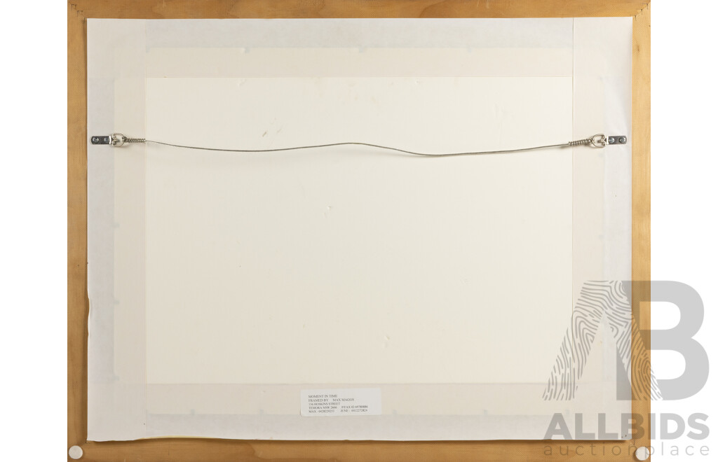 G.A. Deenie, (20th Century, Indigenous Australian), Wombat Spirit (2012), Original Acrylic on Canvas Cloth, Framed Under Glass, 58 x 73 cm (frame)