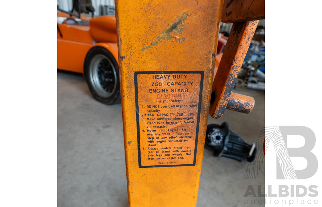 Portable 450 Kg Capacity Engine Stand