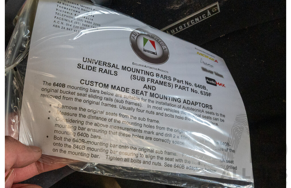 Autotecnica Monza Fixed Back Wrap Around Racing Seat