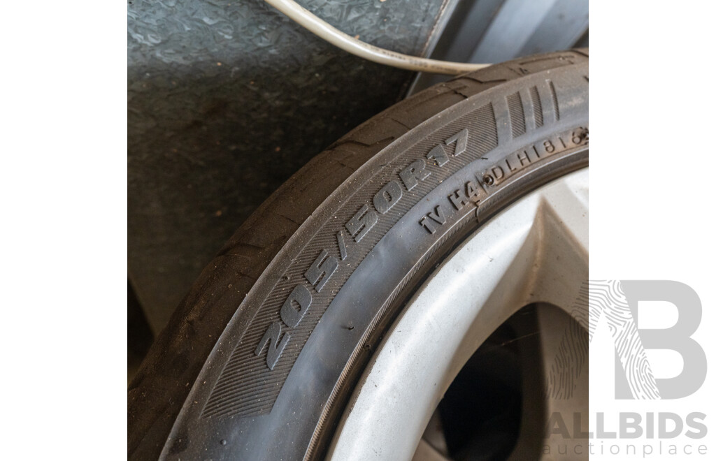 Set of Four 17 Inch Mazda Wheels 55114.3