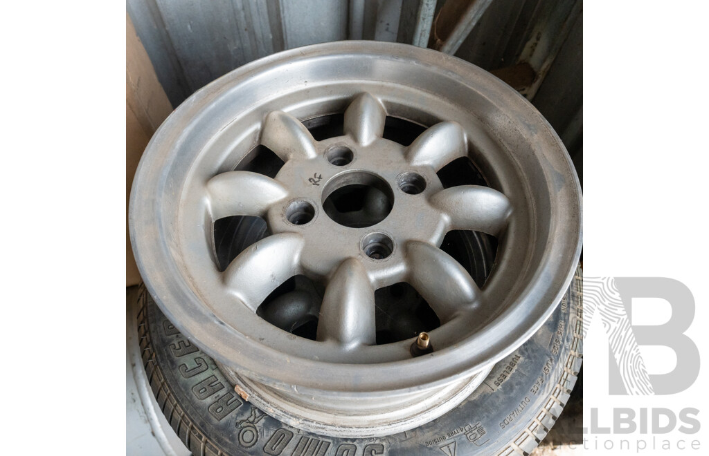 Set of Four 13 Inch ROH Alloy Wheels 185/60/13 4 X 108