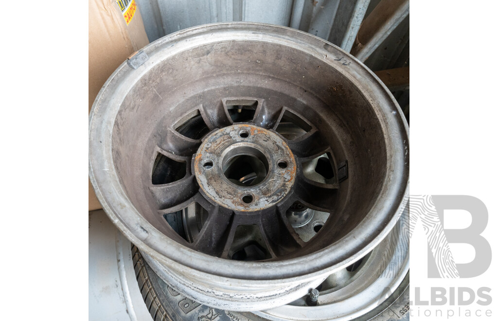 Set of Four 13 Inch ROH Alloy Wheels 185/60/13 4 X 108