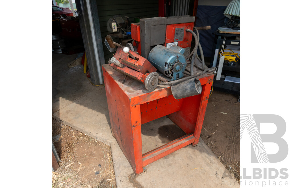 FMC B-601 Break Lathe on Bench