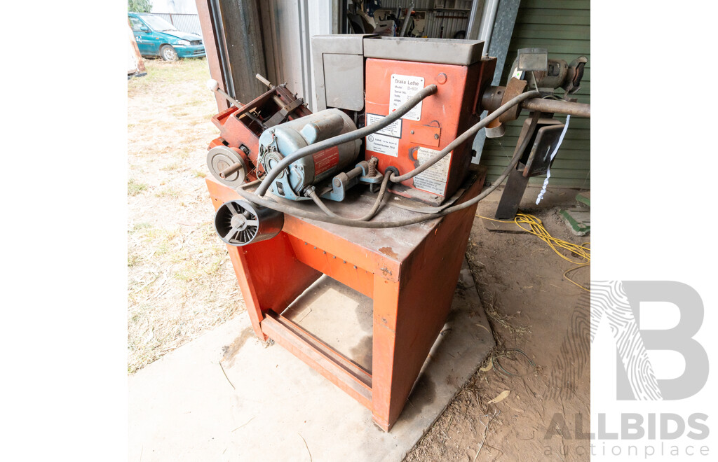 FMC B-601 Break Lathe on Bench