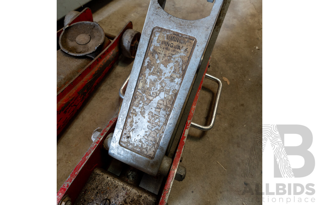 Pair of Workshop Trolley Jacks