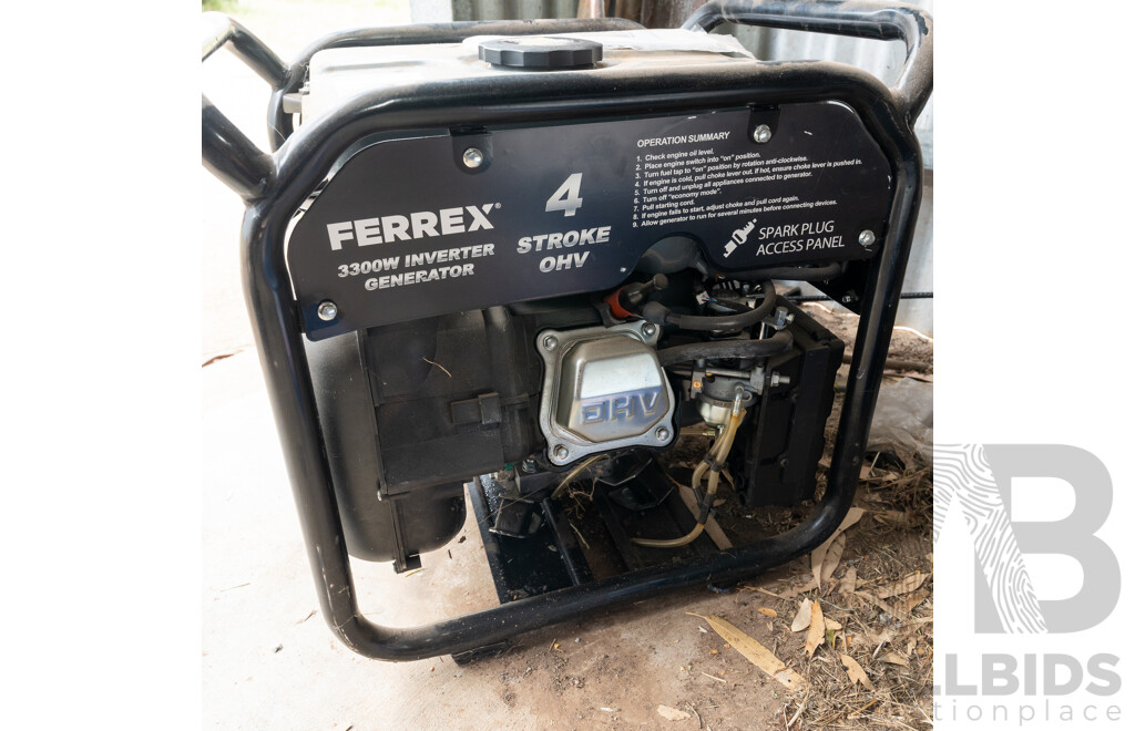 Ferrex 3300w Four Stroke Inverter Generator