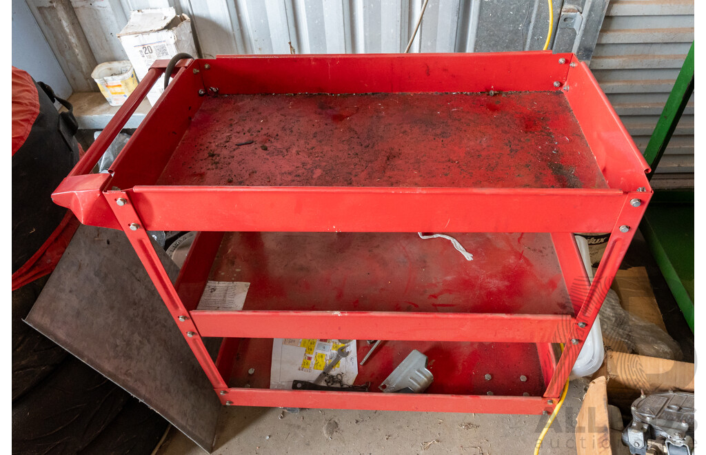 Mechanics Three Tier Metal Trolley