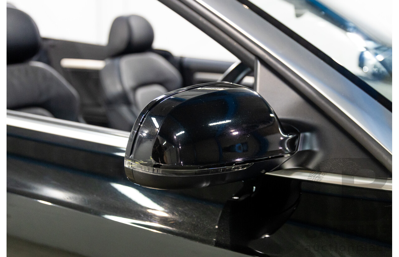 3/2015 Audi A5 S-Line 1.8 TFSI 8T MY15 2d Cabriolet Mythos Black Metallic Turbo 1.8L