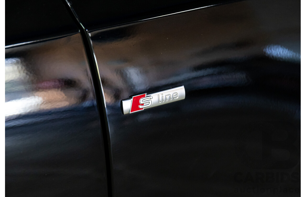 3/2015 Audi A5 S-Line 1.8 TFSI 8T MY15 2d Cabriolet Mythos Black Metallic Turbo 1.8L