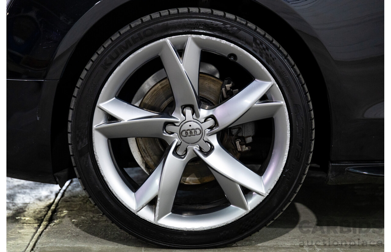 3/2015 Audi A5 S-Line 1.8 TFSI 8T MY15 2d Cabriolet Mythos Black Metallic Turbo 1.8L