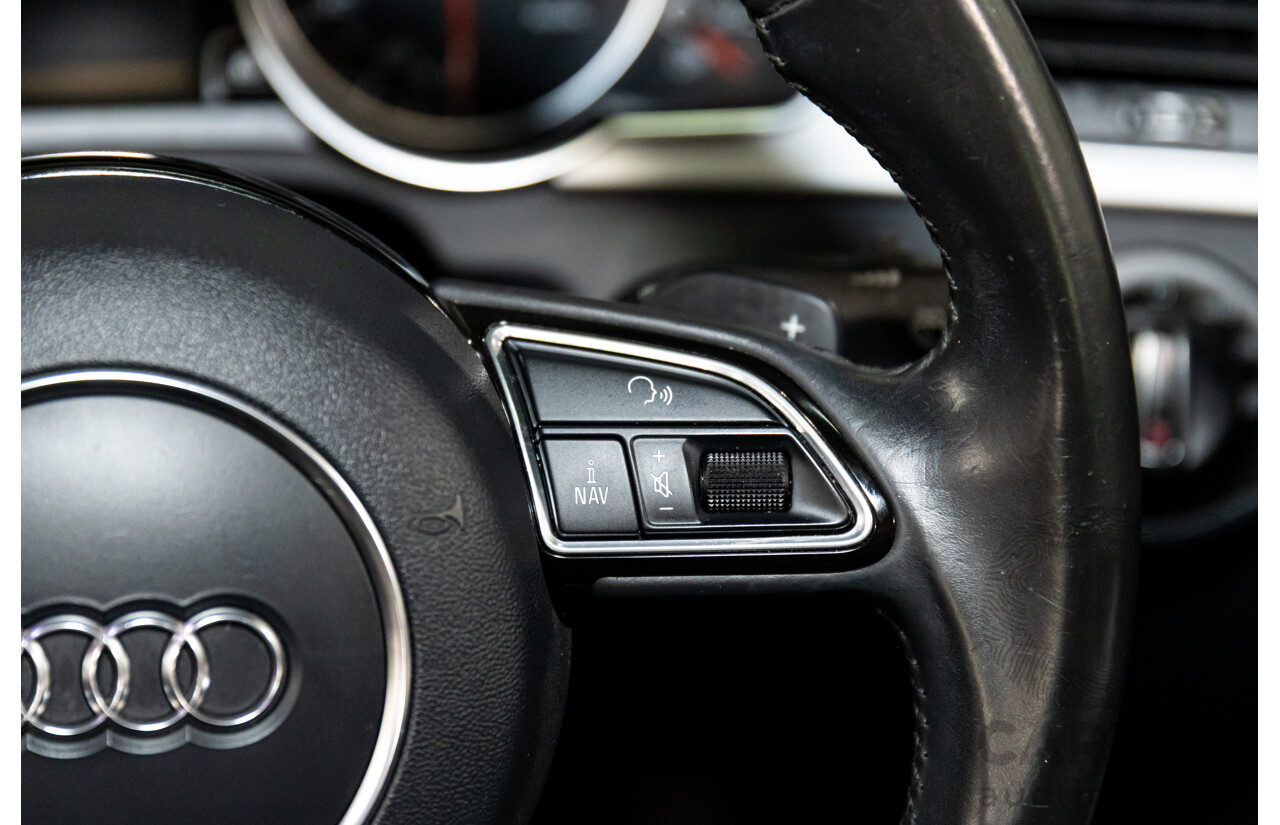 3/2015 Audi A5 S-Line 1.8 TFSI 8T MY15 2d Cabriolet Mythos Black Metallic Turbo 1.8L