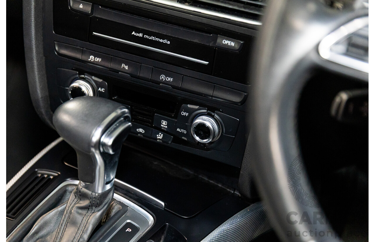 3/2015 Audi A5 S-Line 1.8 TFSI 8T MY15 2d Cabriolet Mythos Black Metallic Turbo 1.8L