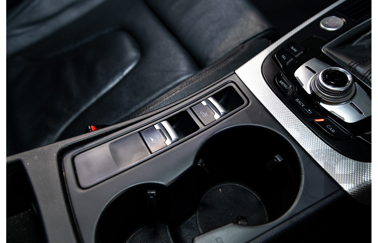 3/2015 Audi A5 S-Line 1.8 TFSI 8T MY15 2d Cabriolet Mythos Black Metallic Turbo 1.8L