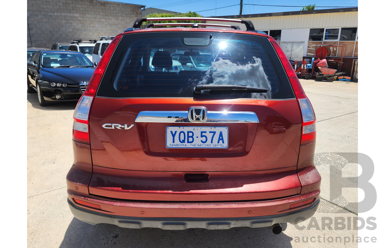7/2012 Honda CRV (4x4) Sport MY11 4d Wagon Red 2.4L