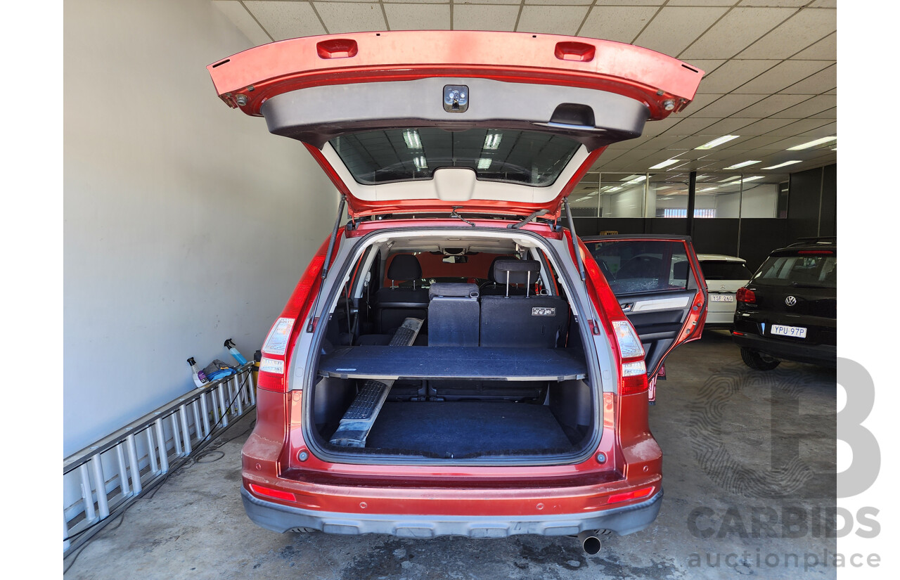 7/2012 Honda CRV (4x4) Sport MY11 4d Wagon Red 2.4L