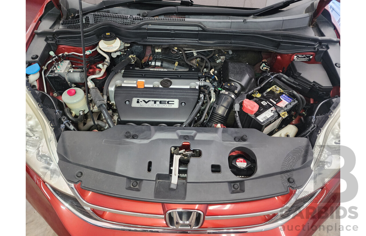 7/2012 Honda CRV (4x4) Sport MY11 4d Wagon Red 2.4L