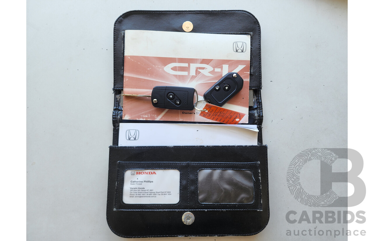 7/2012 Honda CRV (4x4) Sport MY11 4d Wagon Red 2.4L