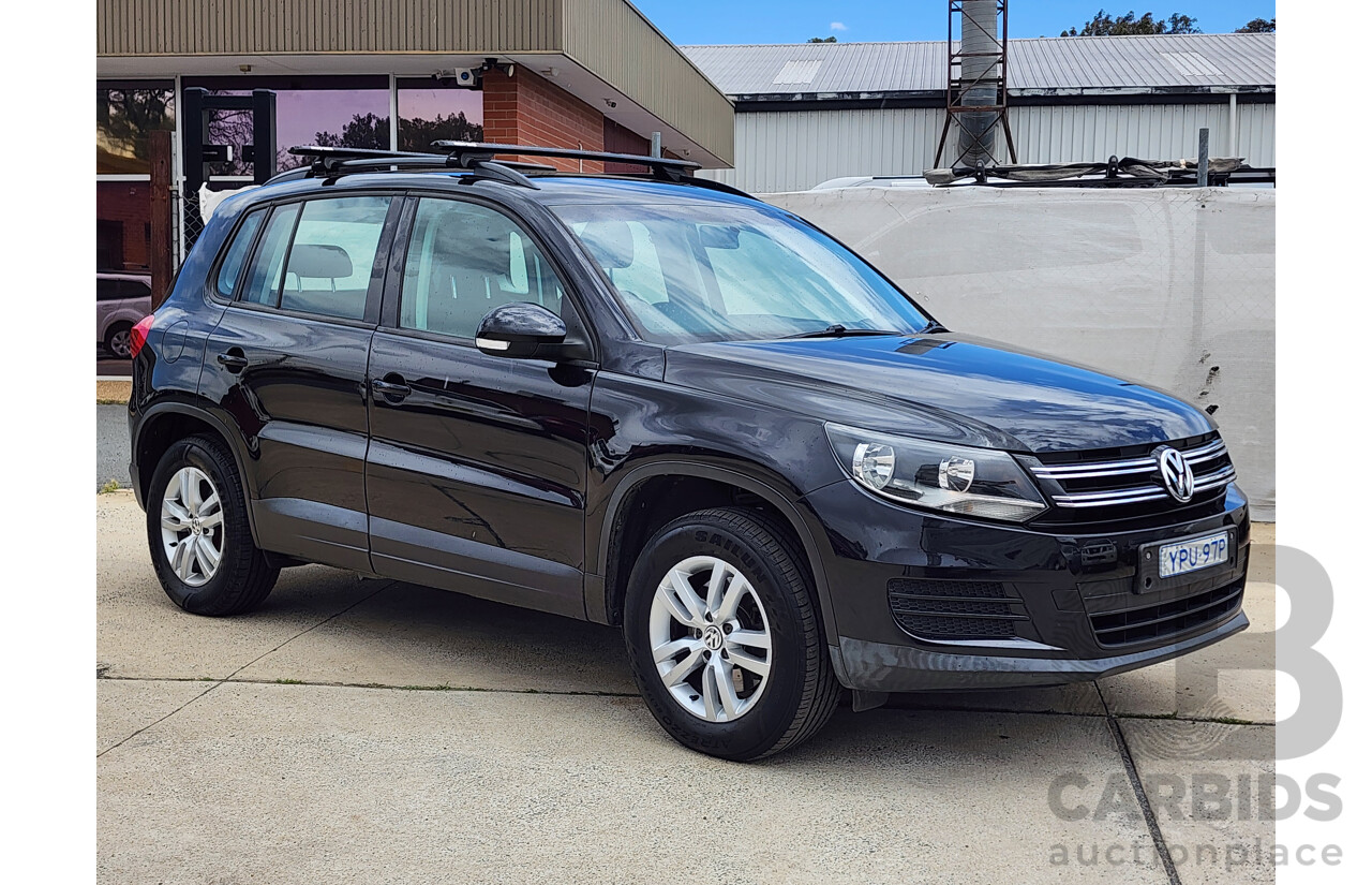 6/2015 Volkswagen Tiguan 118 TSI (4x2) 5NC MY15 4d Wagon Black 1.4L