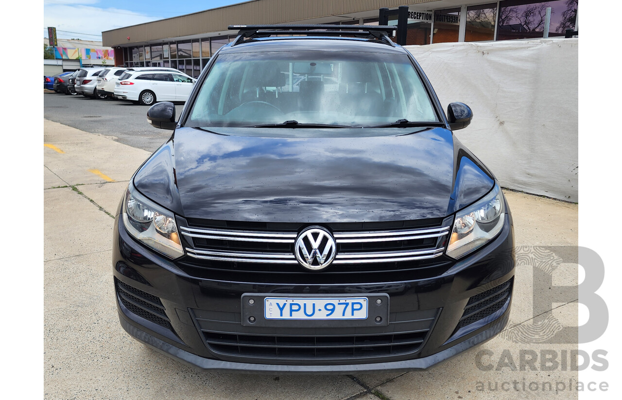 6/2015 Volkswagen Tiguan 118 TSI (4x2) 5NC MY15 4d Wagon Black 1.4L