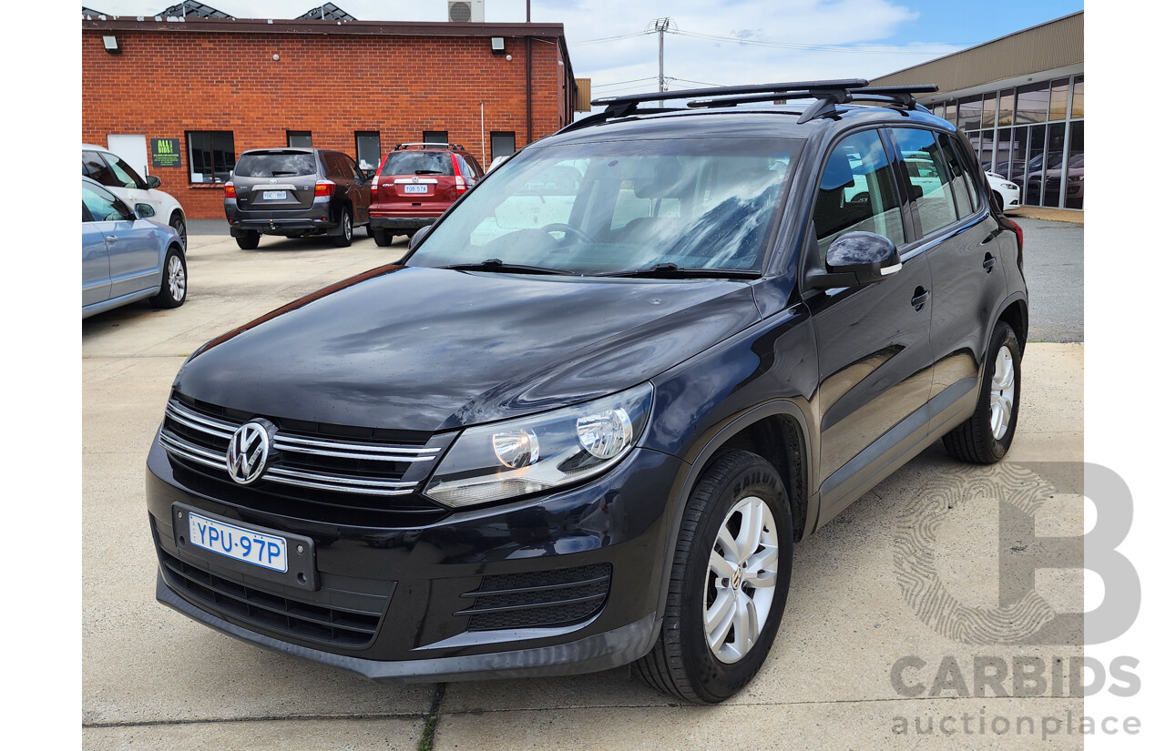 6/2015 Volkswagen Tiguan 118 TSI (4x2) 5NC MY15 4d Wagon Black 1.4L