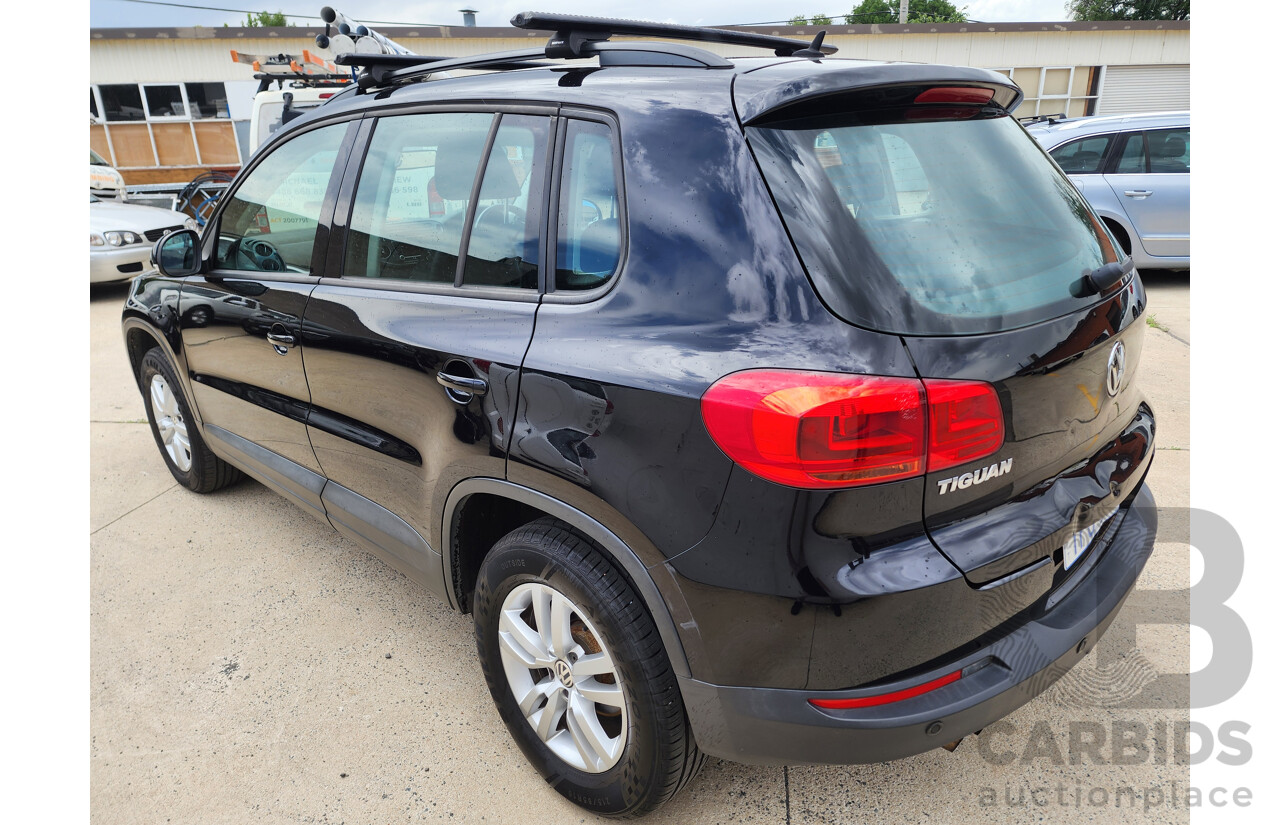 6/2015 Volkswagen Tiguan 118 TSI (4x2) 5NC MY15 4d Wagon Black 1.4L