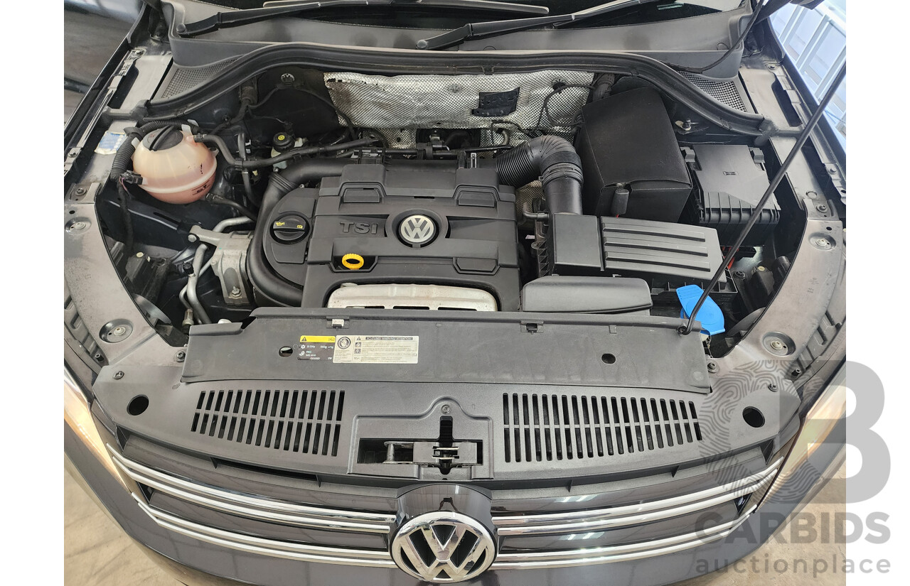 6/2015 Volkswagen Tiguan 118 TSI (4x2) 5NC MY15 4d Wagon Black 1.4L