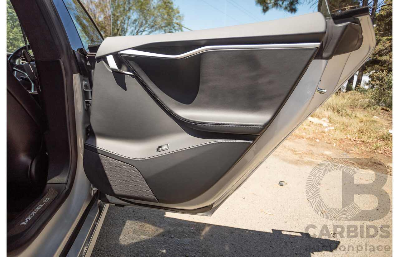 10/2017 Tesla Model S 75D (AWD) MY17 4D Silver Hatchback - Dedicated Electric EV 245kw