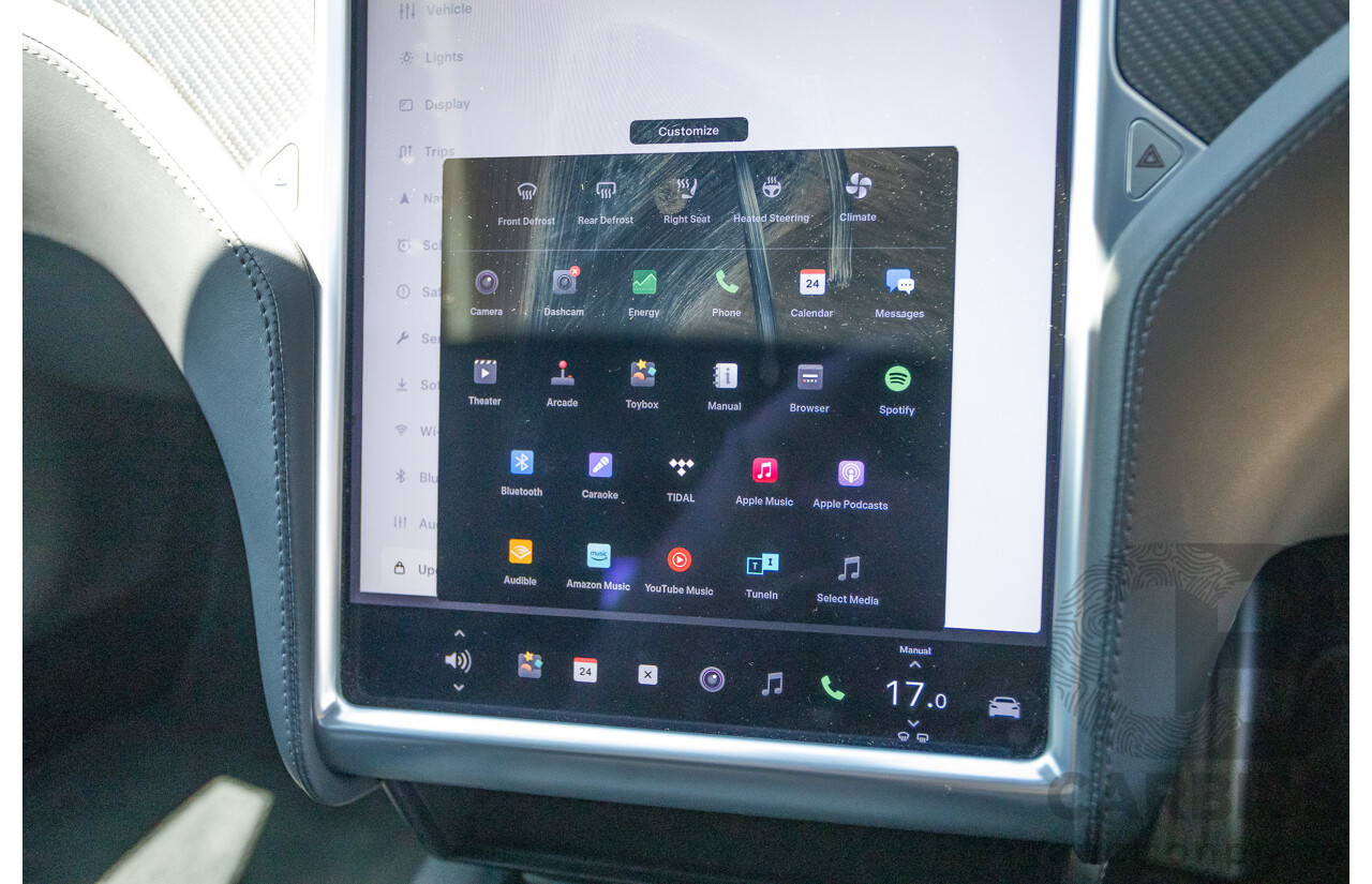 10/2017 Tesla Model S 75D (AWD) MY17 4D Silver Hatchback - Dedicated Electric EV 245kw