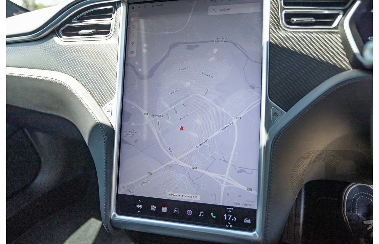 10/2017 Tesla Model S 75D (AWD) MY17 4D Silver Hatchback - Dedicated Electric EV 245kw