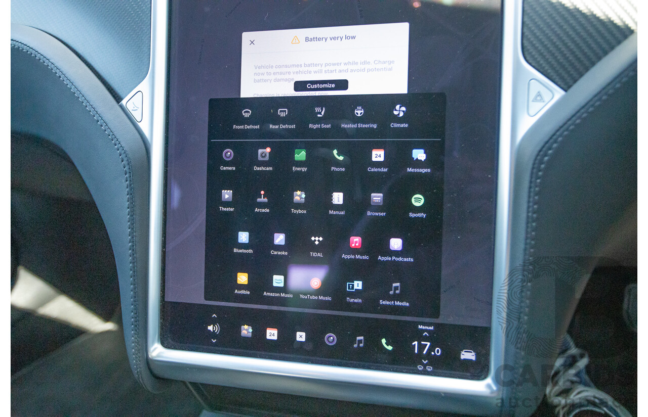 10/2017 Tesla Model S 75D (AWD) MY17 4D Silver Hatchback - Dedicated Electric EV 245kw