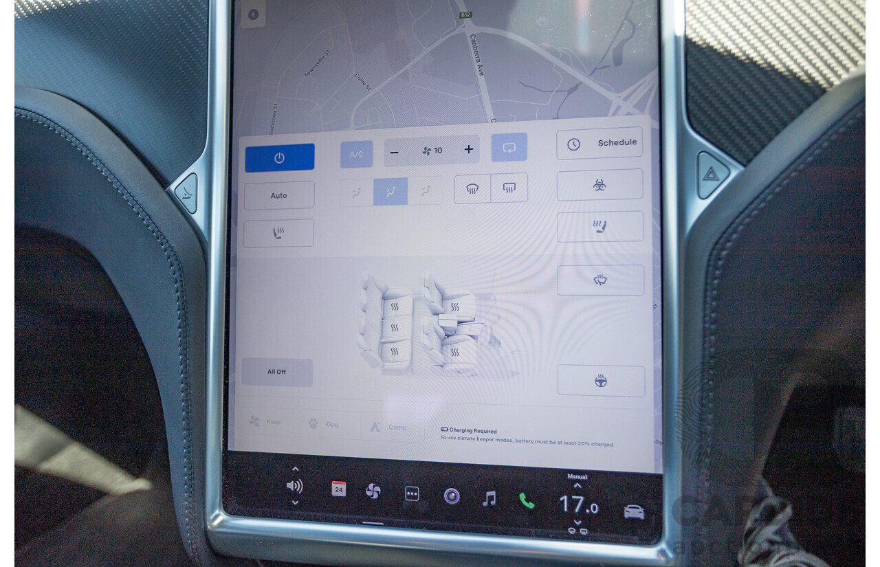 10/2017 Tesla Model S 75D (AWD) MY17 4D Silver Hatchback - Dedicated Electric EV 245kw