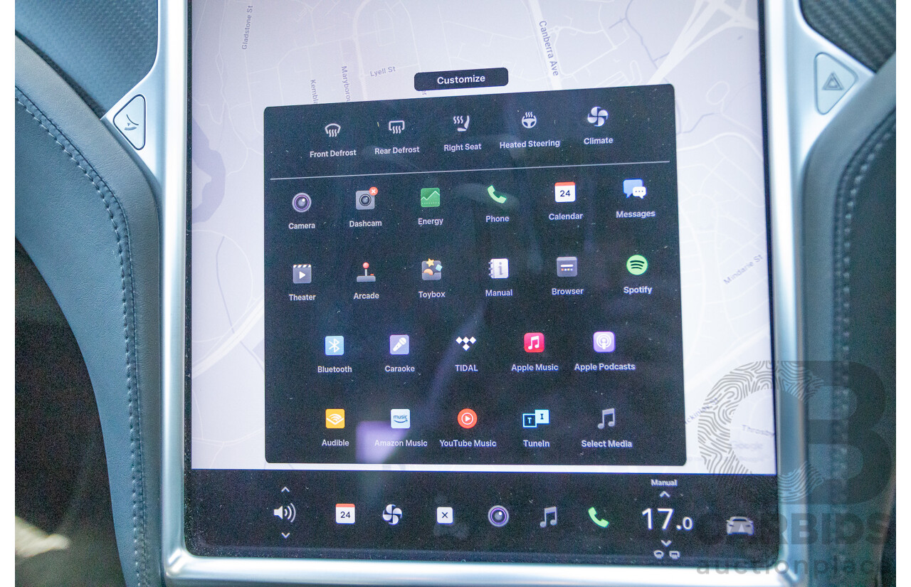 10/2017 Tesla Model S 75D (AWD) MY17 4D Silver Hatchback - Dedicated Electric EV 245kw