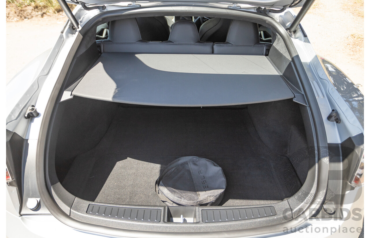 10/2017 Tesla Model S 75D (AWD) MY17 4D Silver Hatchback - Dedicated Electric EV 245kw