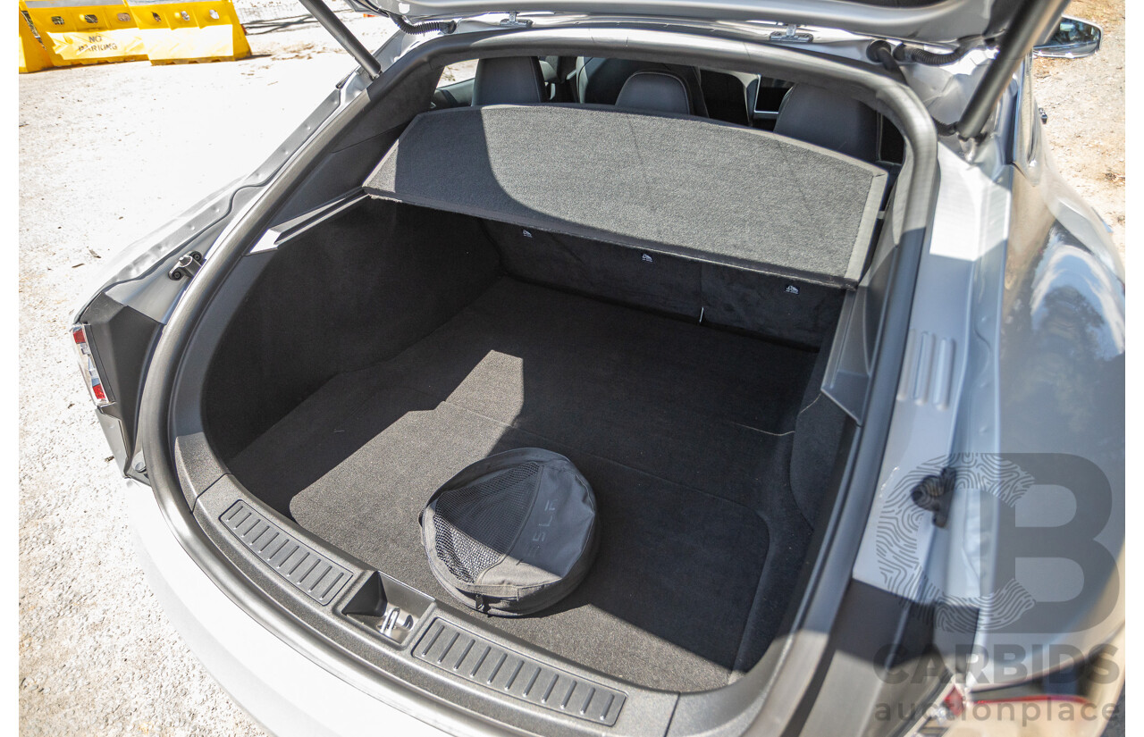 10/2017 Tesla Model S 75D (AWD) MY17 4D Silver Hatchback - Dedicated Electric EV 245kw