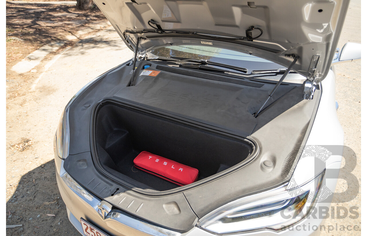 10/2017 Tesla Model S 75D (AWD) MY17 4D Silver Hatchback - Dedicated Electric EV 245kw