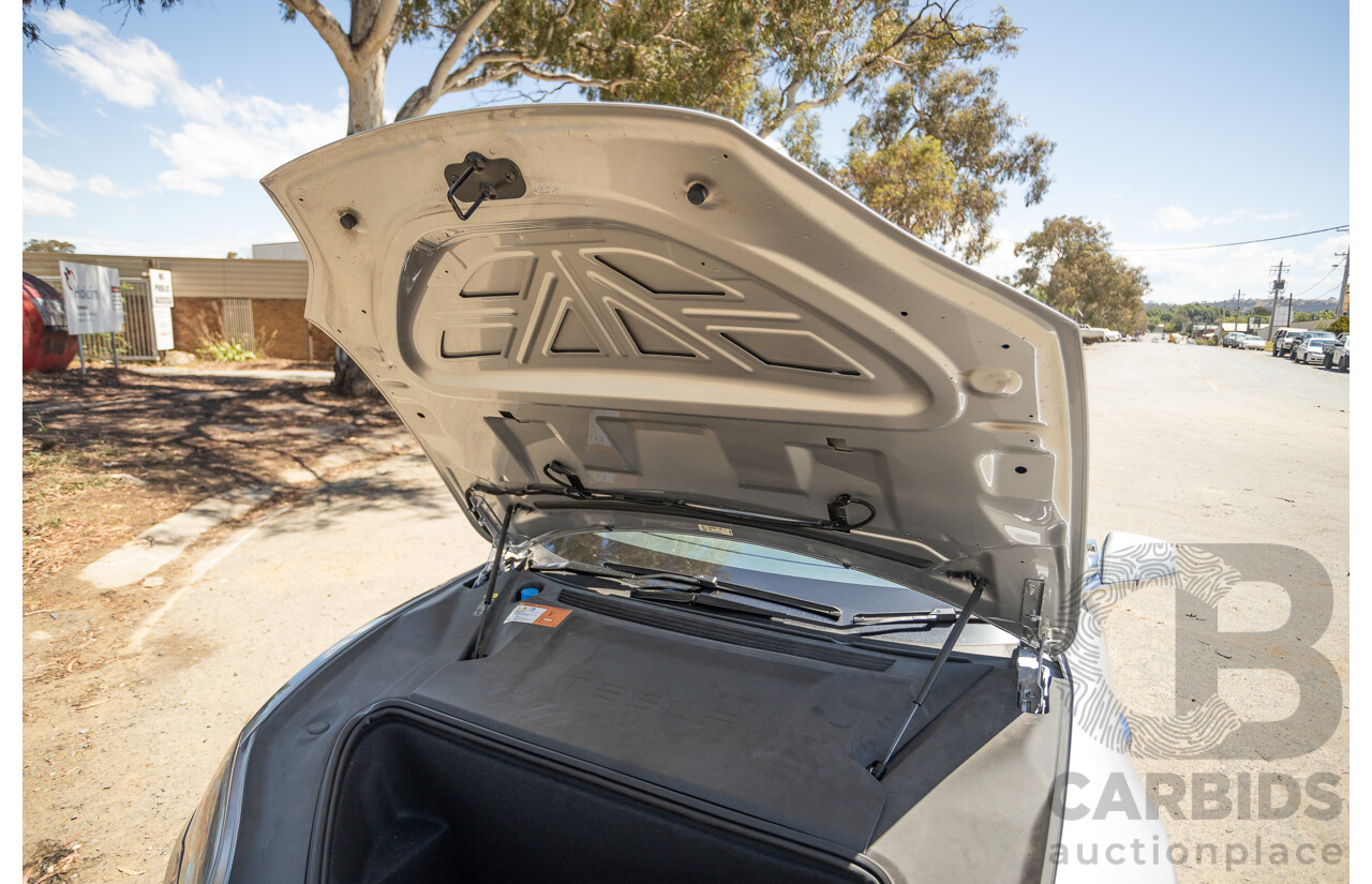 10/2017 Tesla Model S 75D (AWD) MY17 4D Silver Hatchback - Dedicated Electric EV 245kw