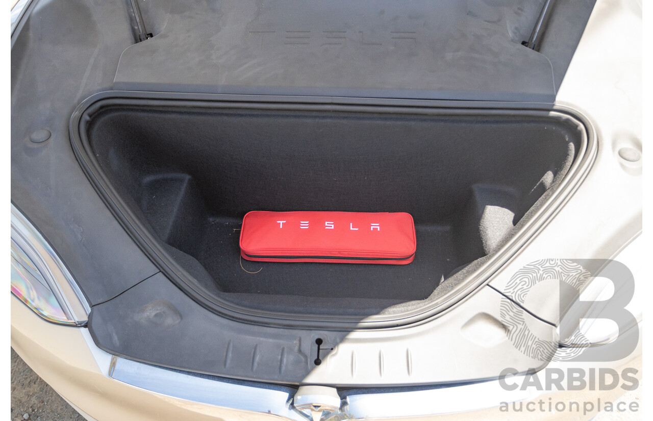 10/2017 Tesla Model S 75D (AWD) MY17 4D Silver Hatchback - Dedicated Electric EV 245kw