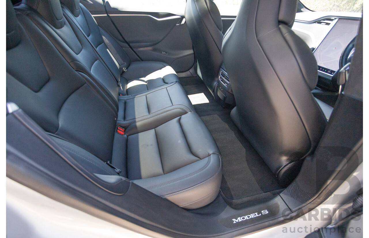 10/2017 Tesla Model S 75D (AWD) MY17 4D Silver Hatchback - Dedicated Electric EV 245kw