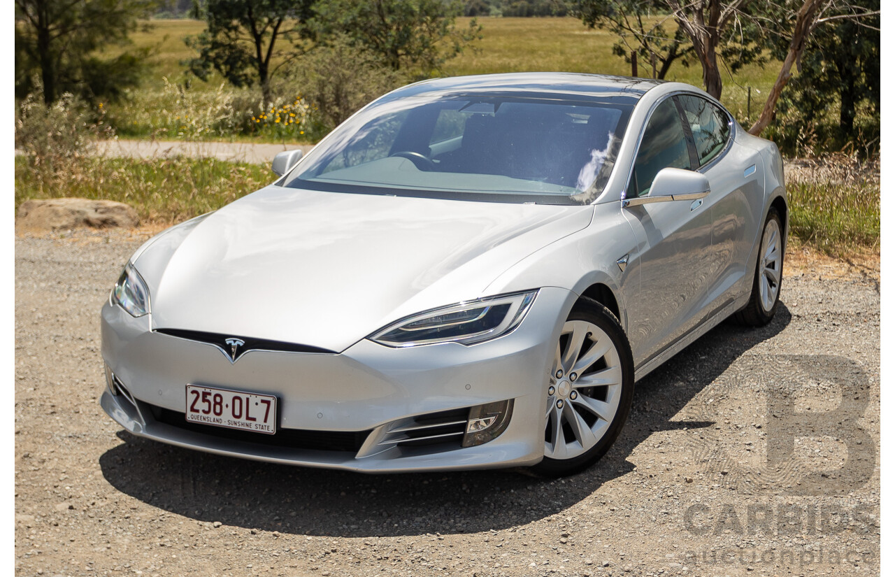10/2017 Tesla Model S 75D (AWD) MY17 4D Silver Hatchback - Dedicated Electric EV 245kw