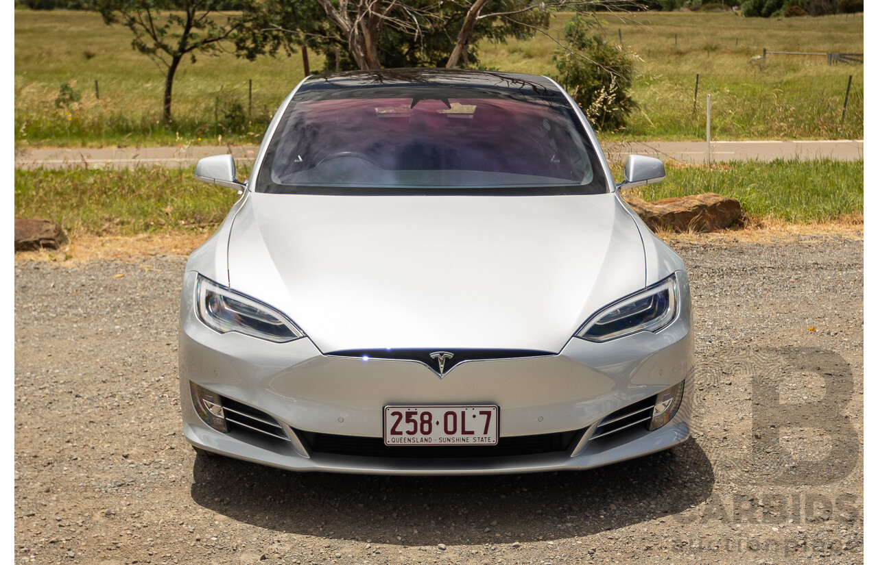 10/2017 Tesla Model S 75D (AWD) MY17 4D Silver Hatchback - Dedicated Electric EV 245kw