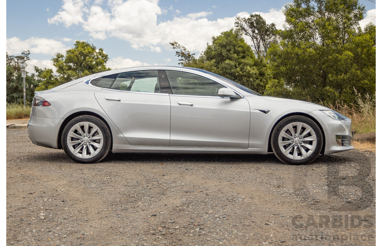 10/2017 Tesla Model S 75D (AWD) MY17 4D Silver Hatchback - Dedicated Electric EV 245kw