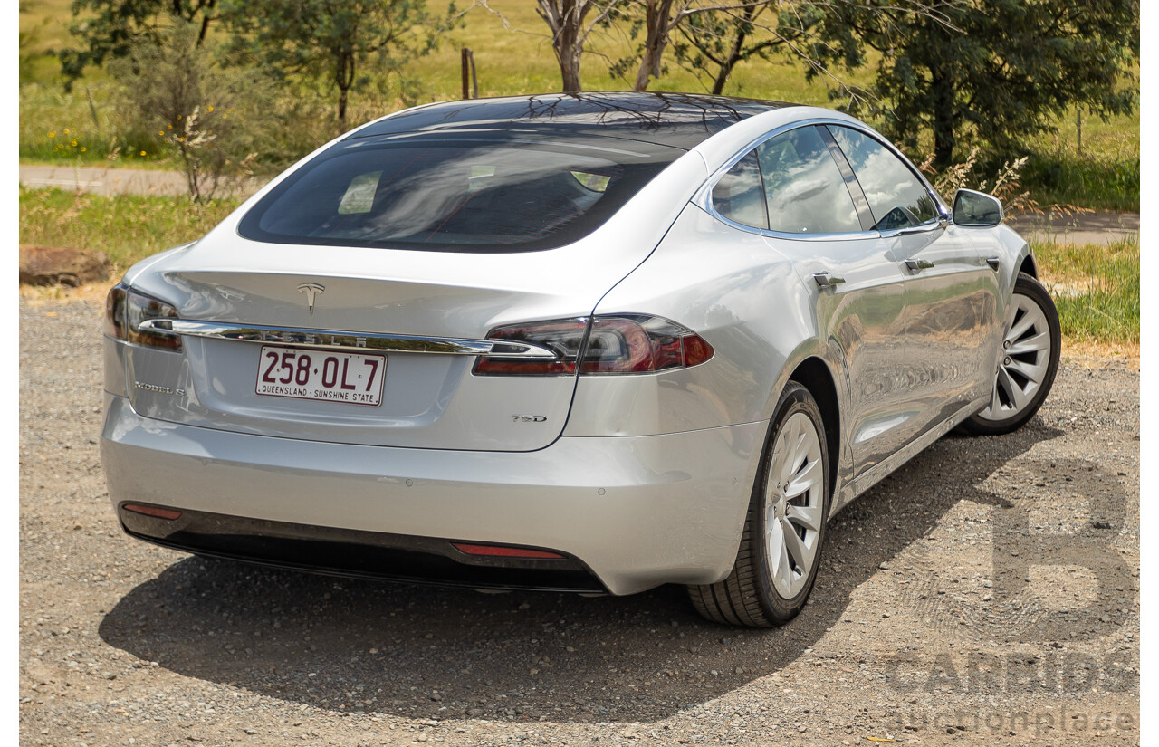 10/2017 Tesla Model S 75D (AWD) MY17 4D Silver Hatchback - Dedicated Electric EV 245kw