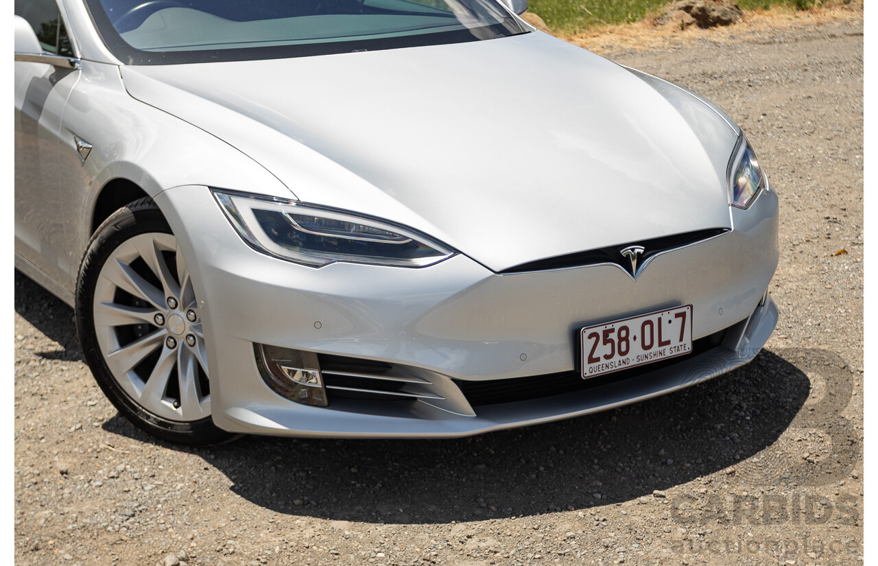 10/2017 Tesla Model S 75D (AWD) MY17 4D Silver Hatchback - Dedicated Electric EV 245kw