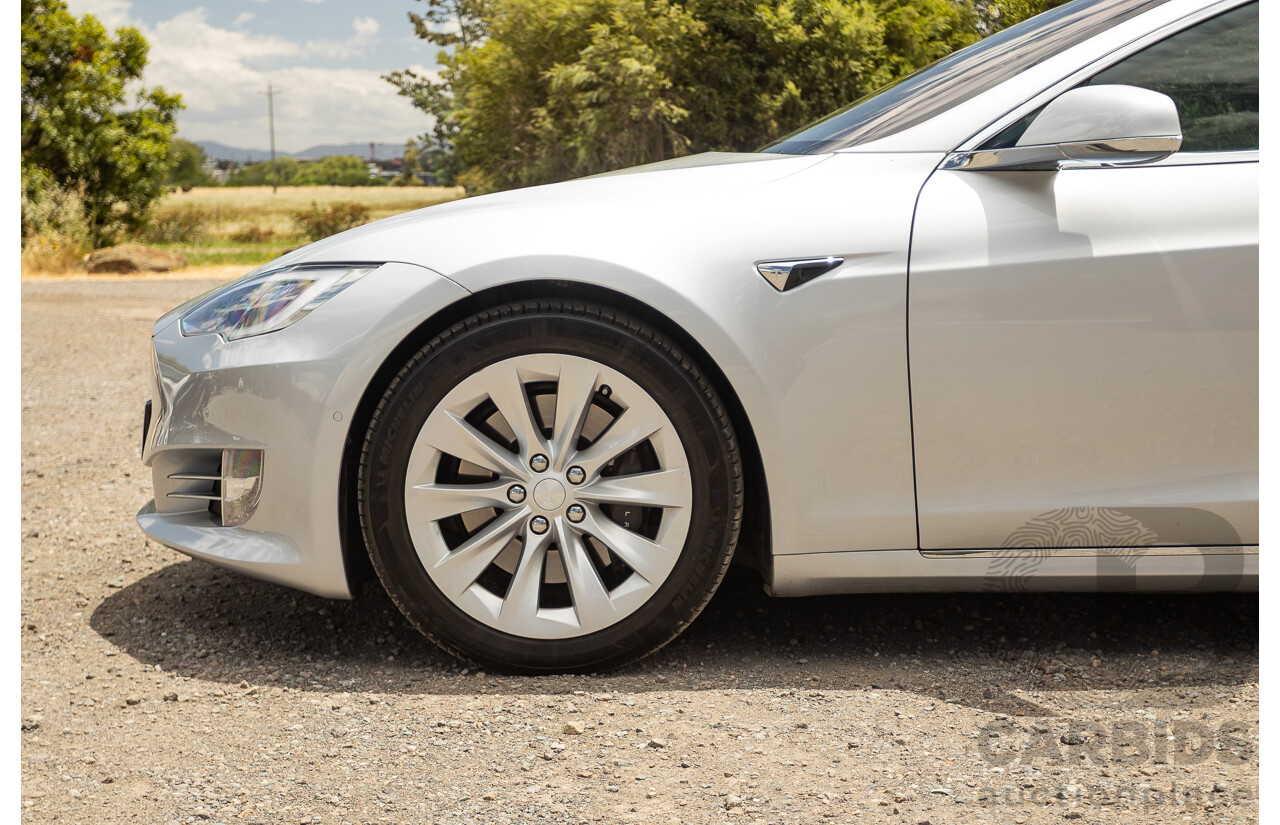 10/2017 Tesla Model S 75D (AWD) MY17 4D Silver Hatchback - Dedicated Electric EV 245kw