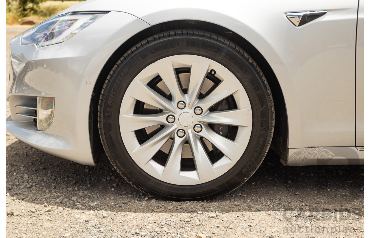 10/2017 Tesla Model S 75D (AWD) MY17 4D Silver Hatchback - Dedicated Electric EV 245kw