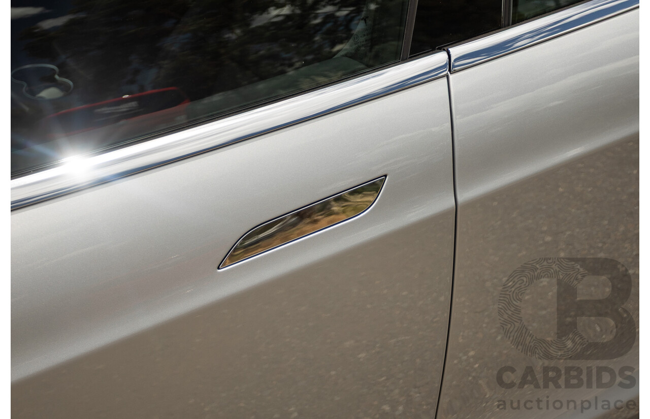 10/2017 Tesla Model S 75D (AWD) MY17 4D Silver Hatchback - Dedicated Electric EV 245kw