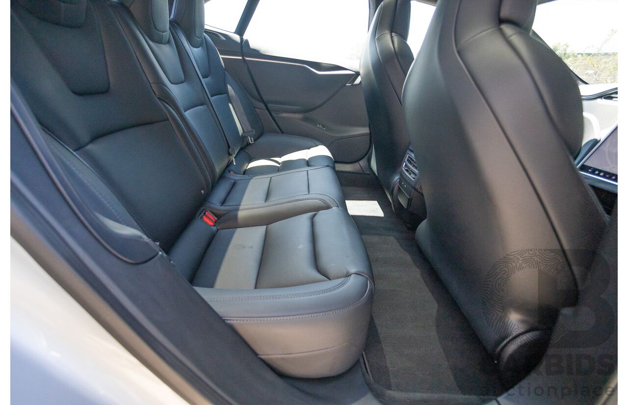 10/2017 Tesla Model S 75D (AWD) MY17 4D Silver Hatchback - Dedicated Electric EV 245kw